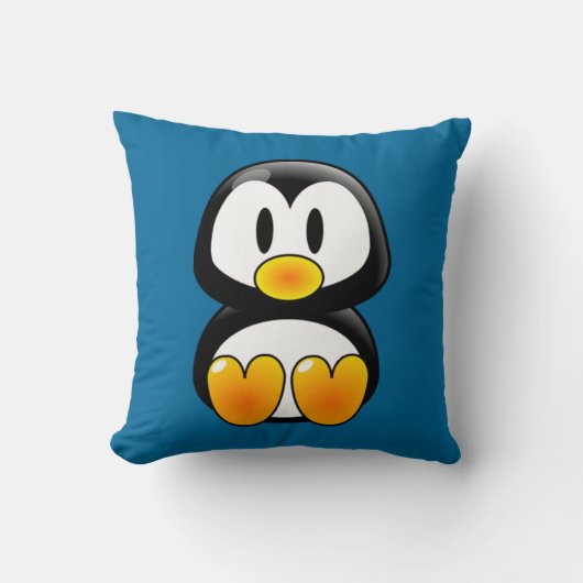 coussin tux de pingouin pour bébé (Recto)