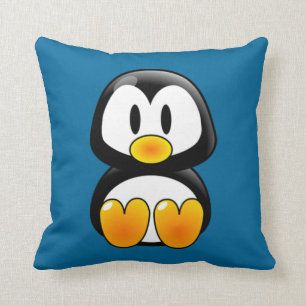 coussin tux de pingouin pour bébé
