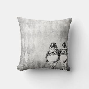 Coussin Tweedledee et Tweedledum Wonderland
