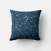 Coussin Twinkle Little Star | Poussière d'or en cuivre ble (Verso)