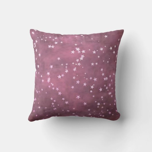 Coussin Twinkle Little Star | Vert menthe rose gras (Verso)