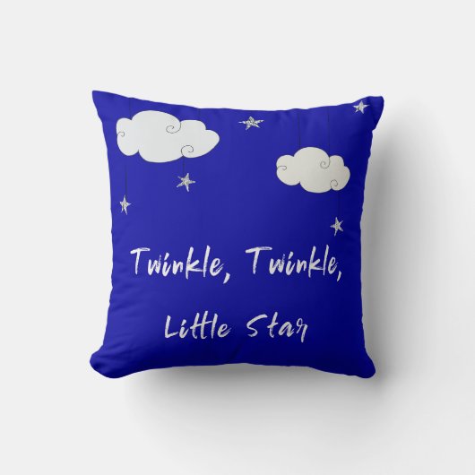 Coussin Twinkle, Twinkle (Recto)