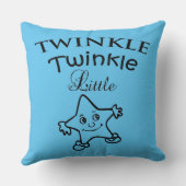 Coussin Twinkle Twinkle Little Star Throw Oreiller, Nurser (Verso)