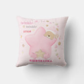 Coussin Twinkle Twinkle Star Baby Girl Teddy Bear (Verso)