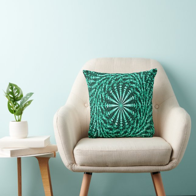 Coussin Twirlin' green.... (Chaise)