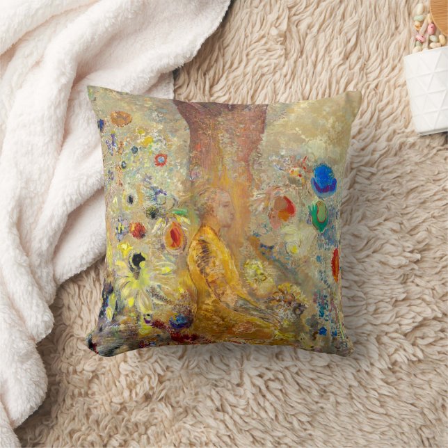 Coussin Two Sides Bouddha | Odilon Redon | (Couverture)