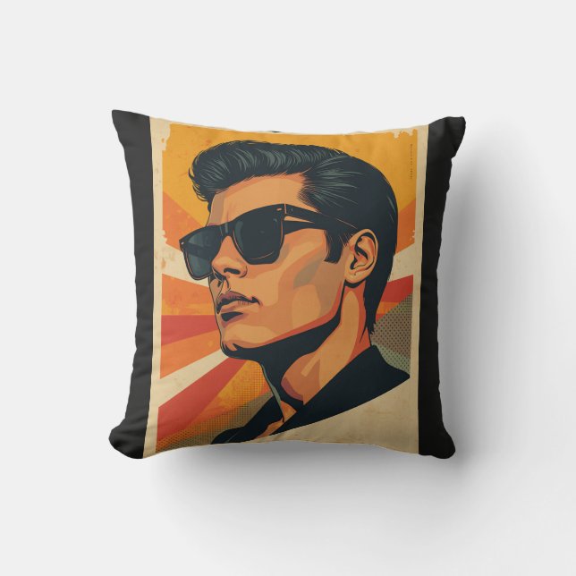 Coussin Type Cool Rétro (Recto)