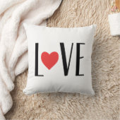 Coussin Typographie de la Saint-Valentin Amour (Couverture)