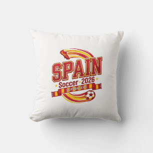 Coussin Typographie de pays gras Football Espagne 2026 F
