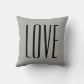 Coussin Typographie moderne Saga Green Love (Verso)