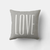 Coussin Typographie moderne Saga Green Love (Verso)
