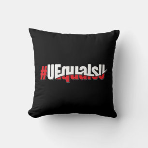 Coussin UEqualsU VIH Indétectable Art non transmettable