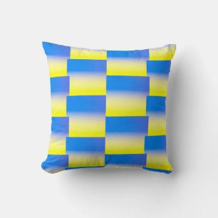 Coussin Ukraine bleue et jaune Inspiration de la paix anti