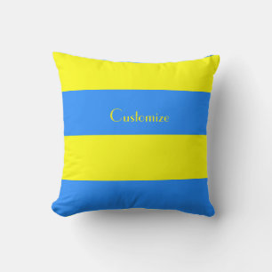 Coussin Ukraine Drapeau bleu jaune Thunder_Cove