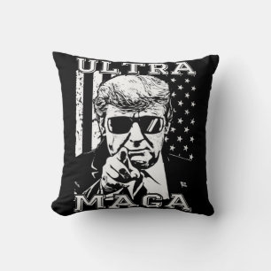 Coussin Ultra MAGA Fun Anti Biden US Flag Pro Trump Trend