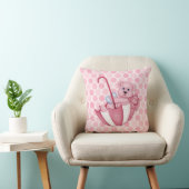 Coussin Umbrella Teddy Pois Pink Keepsaké (Chaise)