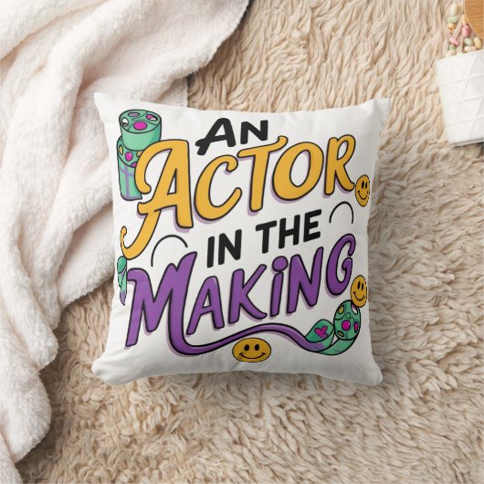 Coussin Un acteur en devenir (Couverture)