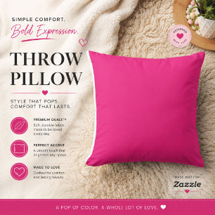 Coussin un arrière - plan rose avec un noir