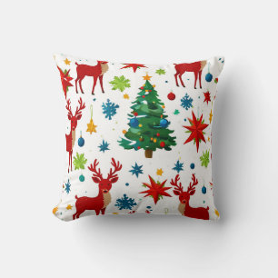 Coussin Un Art numérique Motif de Noël festif