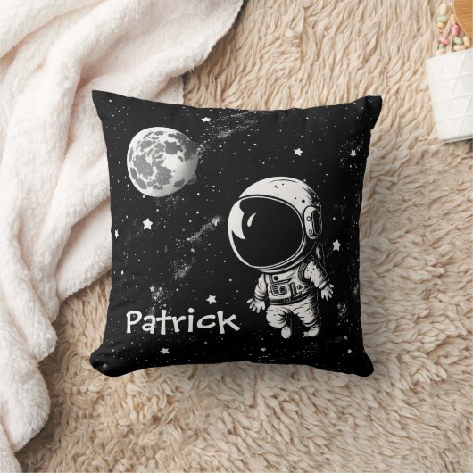 Coussin Un Astronaut Amusant Dans L'Espace (Couverture)