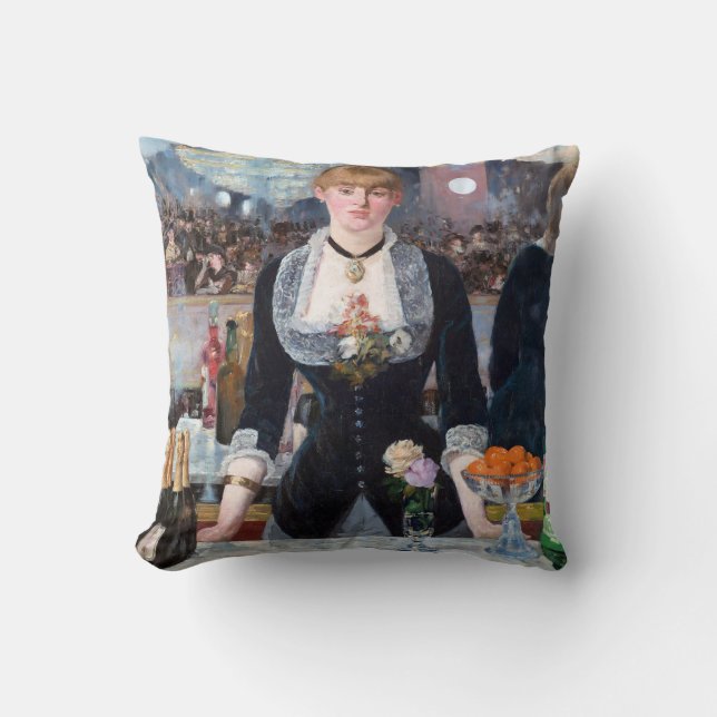 Coussin Un bar aux Folies-Bergere, Manet (Recto)