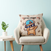 Coussin Un-Bear-ably Cool | Cute Bear Pillow (Chaise)