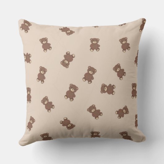 Coussin Un-Bear-ably Cool | Cute Bear Pillow (Verso)
