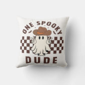 Coussin Un bébé cowboy ouest américain d'un mec effrayant  (Verso)