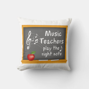 Coussin Un cadeau amusant pour les professeurs de musique