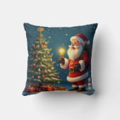 Coussin un cadeau de Noël (Verso)