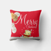 Coussin Un câlin pour Noël (Verso)