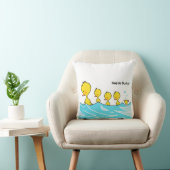 Coussin Un canard sot fait un éclat (Chaise)