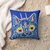 Coussin Un chat dans le style gothique par Louis Wain  (Couverture)