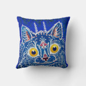 Coussin Un chat dans le style gothique par Louis Wain  (Verso)