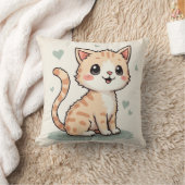 Coussin un chat mignon (Couverture)