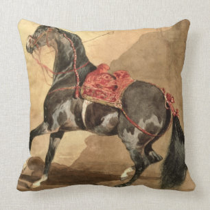 Coussin Un cheval Arabe (la semaine fixé sur le papier)
