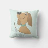 Coussin Un chien en forme (Recto)