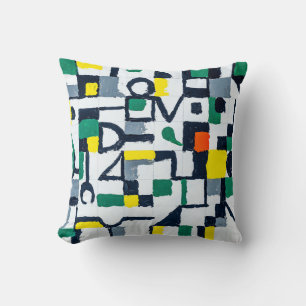 Coussin Un Couteau De Palette Peint ; Peinture Abstraite s