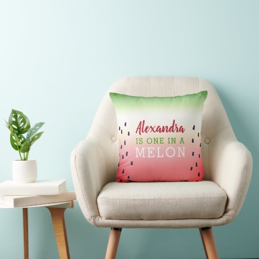 Coussin Un dans une pastèque melon (Chaise)