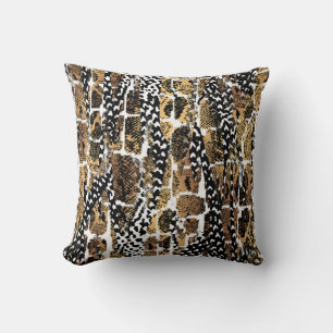 Coussin Un design abstrait qui transforme une peau animale