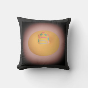 Coussin Un design d'art à rayons de soleil