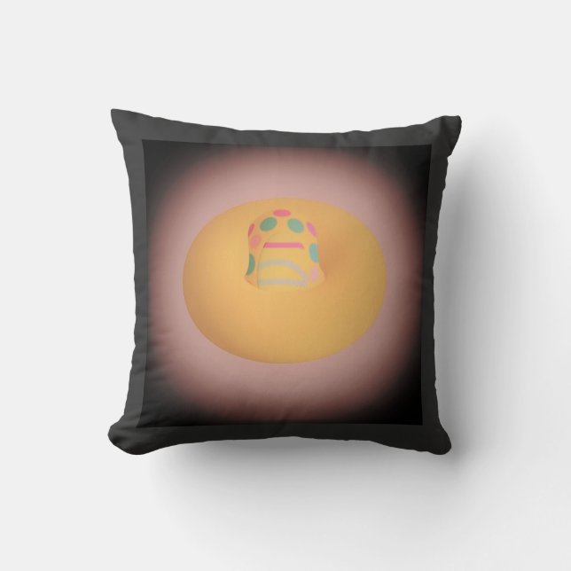 Coussin Un design d'art à rayons de soleil (Recto)