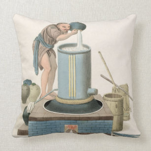 Coussin Un distillateur, plaquent 24 "du costume de la