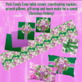 Coussin Un doux cottage rose et violet Noël