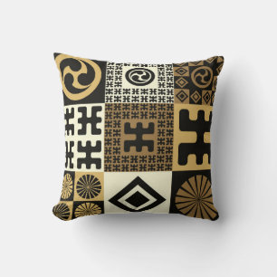 Coussin Un ensemble de motifs sans couture de style japona