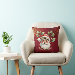 Coussin Un faux steampunk père Noël