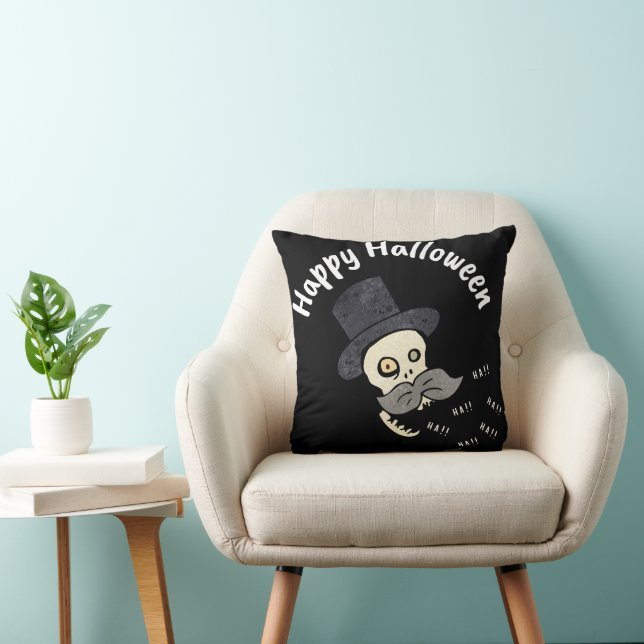 Coussin Un joli crâne d'Halloween (Chaise)
