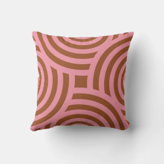 Coussin un joli rose marron 