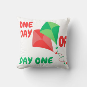 Coussin Un jour ou jour un – Motivation