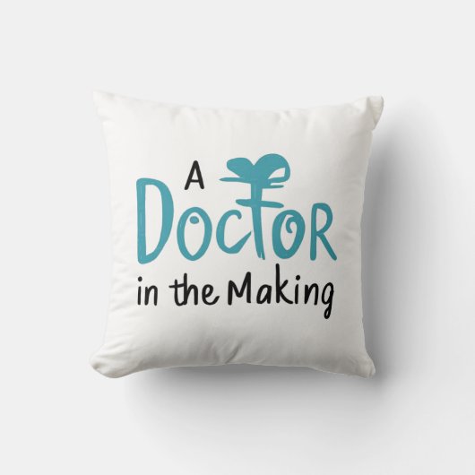 Coussin Un médecin en devenir (Recto)